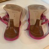 Coach Pink Floral Kitten Heels (8)