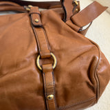 Miu Miu Tan Vitello Lux 2-Way Leather Hand Bag