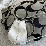 Coach Navy Signature Ergo Bag