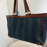 Denim Gucci Abbey Tote Bag