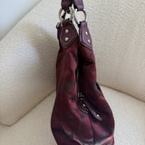 Rare Coach Burgundy Campbell Hobo Bag