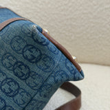 Rare Denim Gucci Abbey Mini Tote Bag
