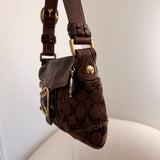 Chocolate Brown Coach Mini Soho Bleeker Bag