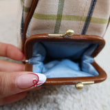 Coach Tattersal Kisslock Top Handle Bag