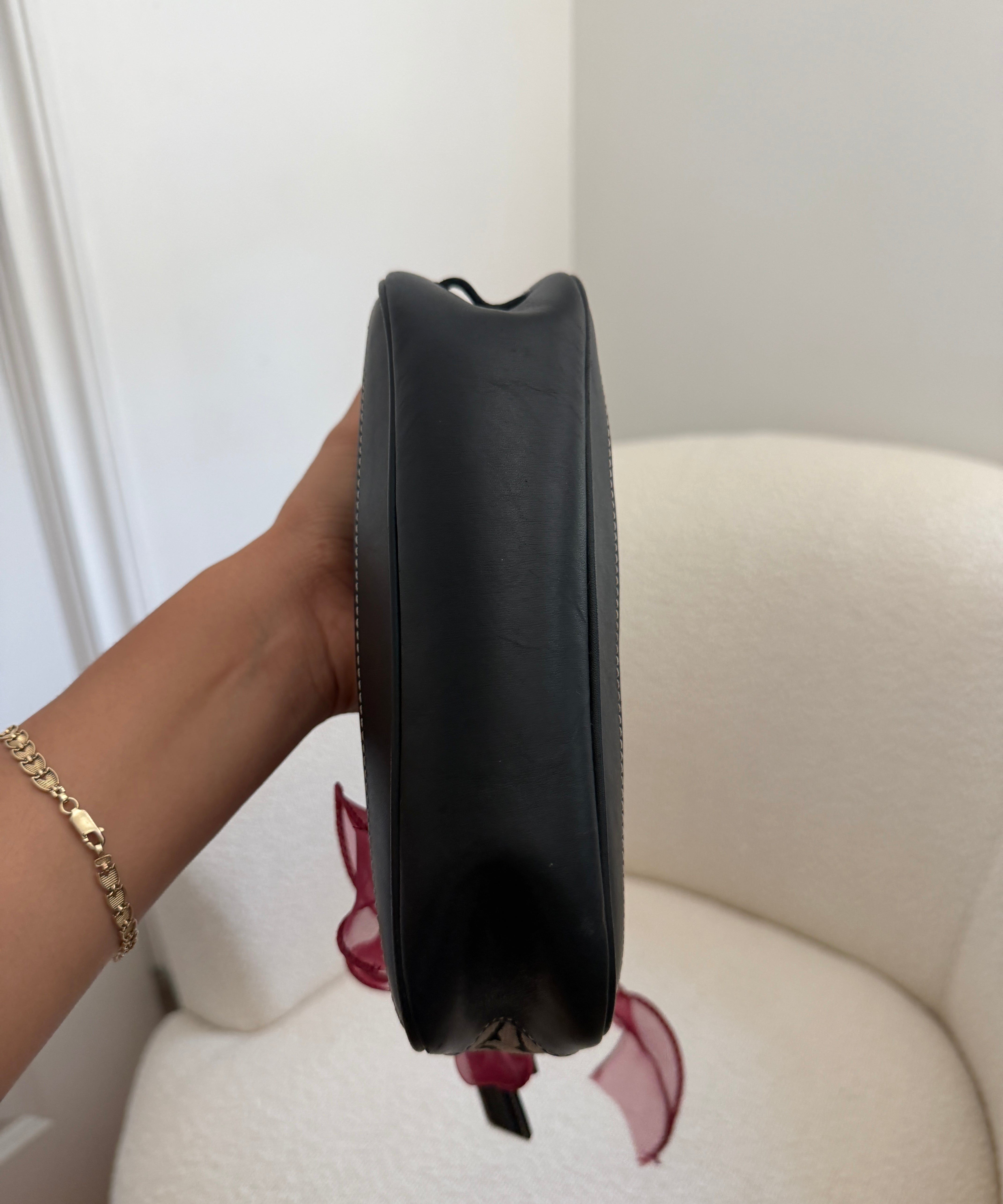 Coach Grey Signature Demi Hamptons Bag