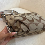 Coach Brown Signature Shoulder Bag