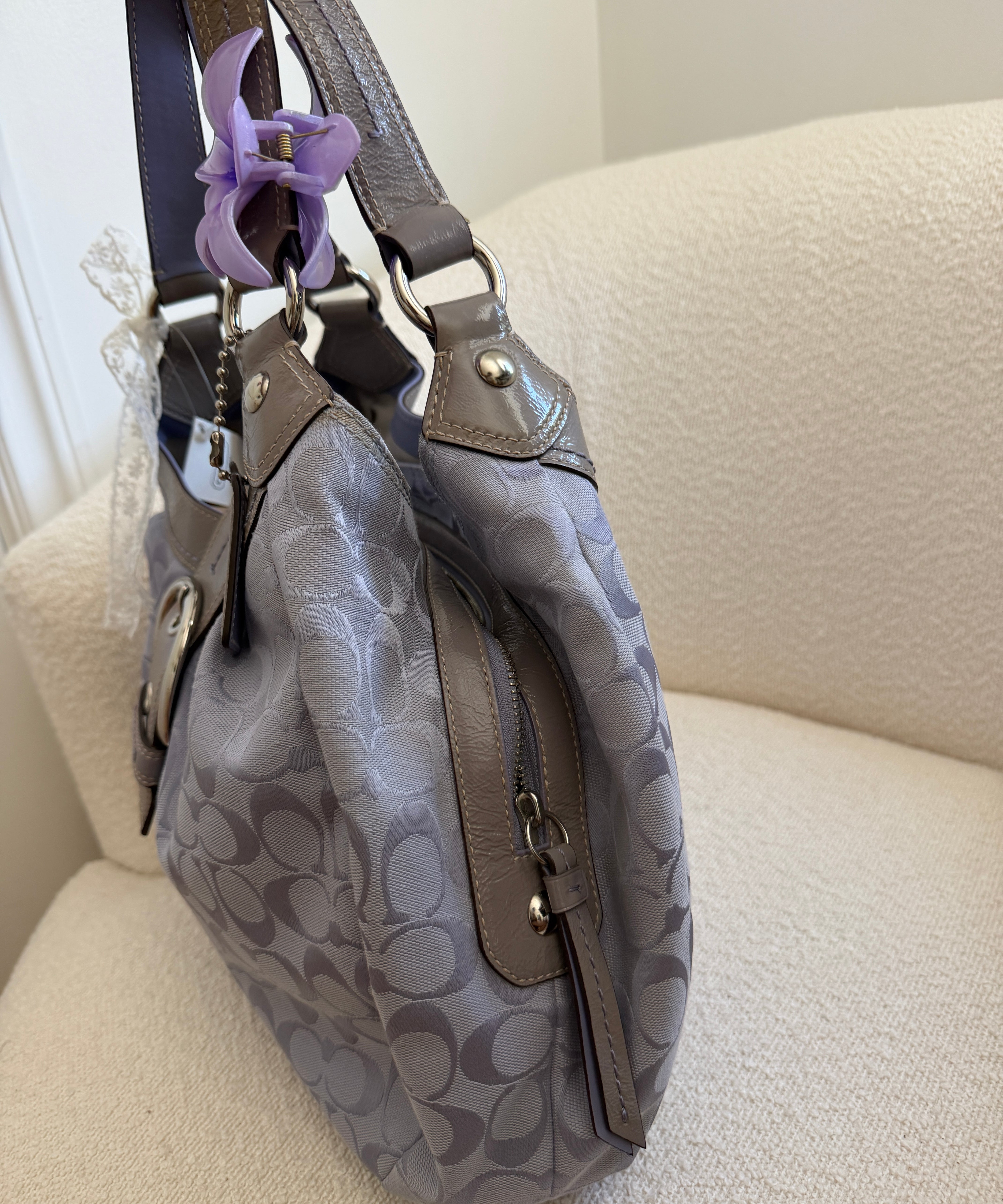 Rare Coach Periwinkle Soho Lynn Bag