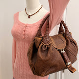 Brown Fendi Spy Shoulder Bag