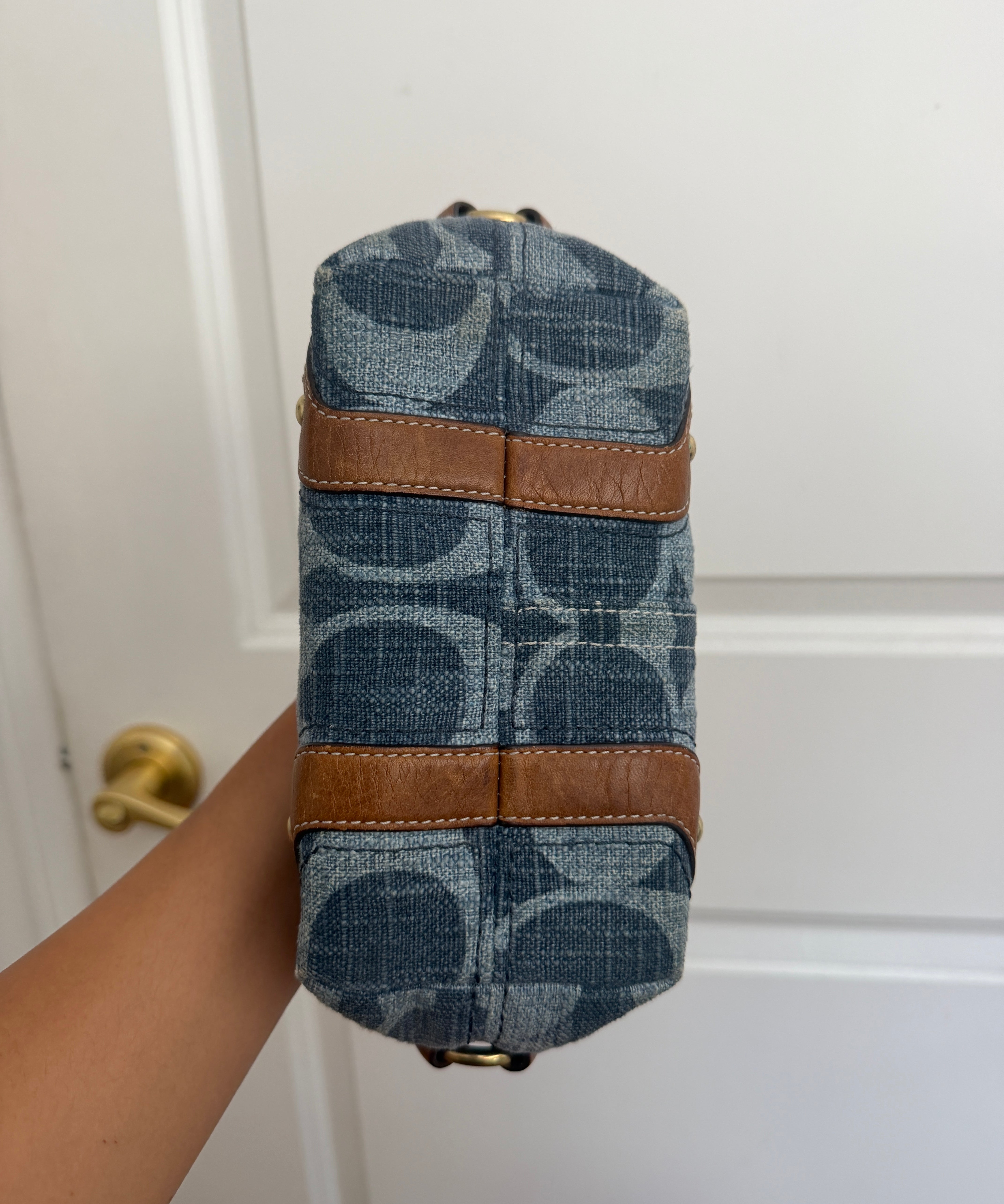 Rare Denim Canvas Small Carly Bag