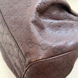 Brown Gucci Guccissima Sukey Tote Bag