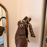 Rare Brown Leather Mini Soho Bag
