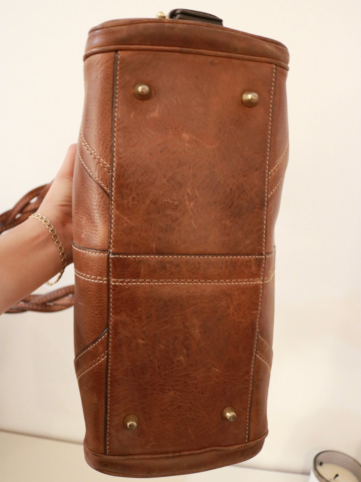 Coach Whiskey Brown Soho Mia Satchel Bag