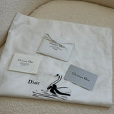 White Dior Romantique Barrel Bag