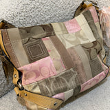 Coach Pink Patchwork Carly Bag