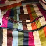 Coach Canvas Ali Legacy Turnlock Bag