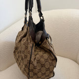 Brown Gucci GG Sukey Tote Bag