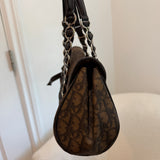Brown Dior Romantique Trotter Hand Bag