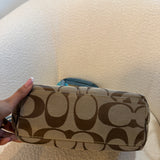 Coach Blue Stripe Tote Bag