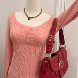 Coach Red Leather Soho Sufflette Shoulder Bag