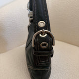 Coach Black Leather Mini Soho Bag
