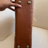 Coach Tan Leather Hamptons Carry-All Bag