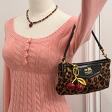 Coach Leopard Print Madison Shoulder bag
