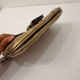 Coach Gold Swarovski Satin bag