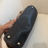 Coach Brown Trim Signature Tote Bag
