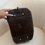 Brown Coach Leather Sabrina Madison Bag