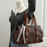 Coach Brown Chelsea Bowler Bag