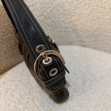 Coach Black Soho Demi Flap Bag