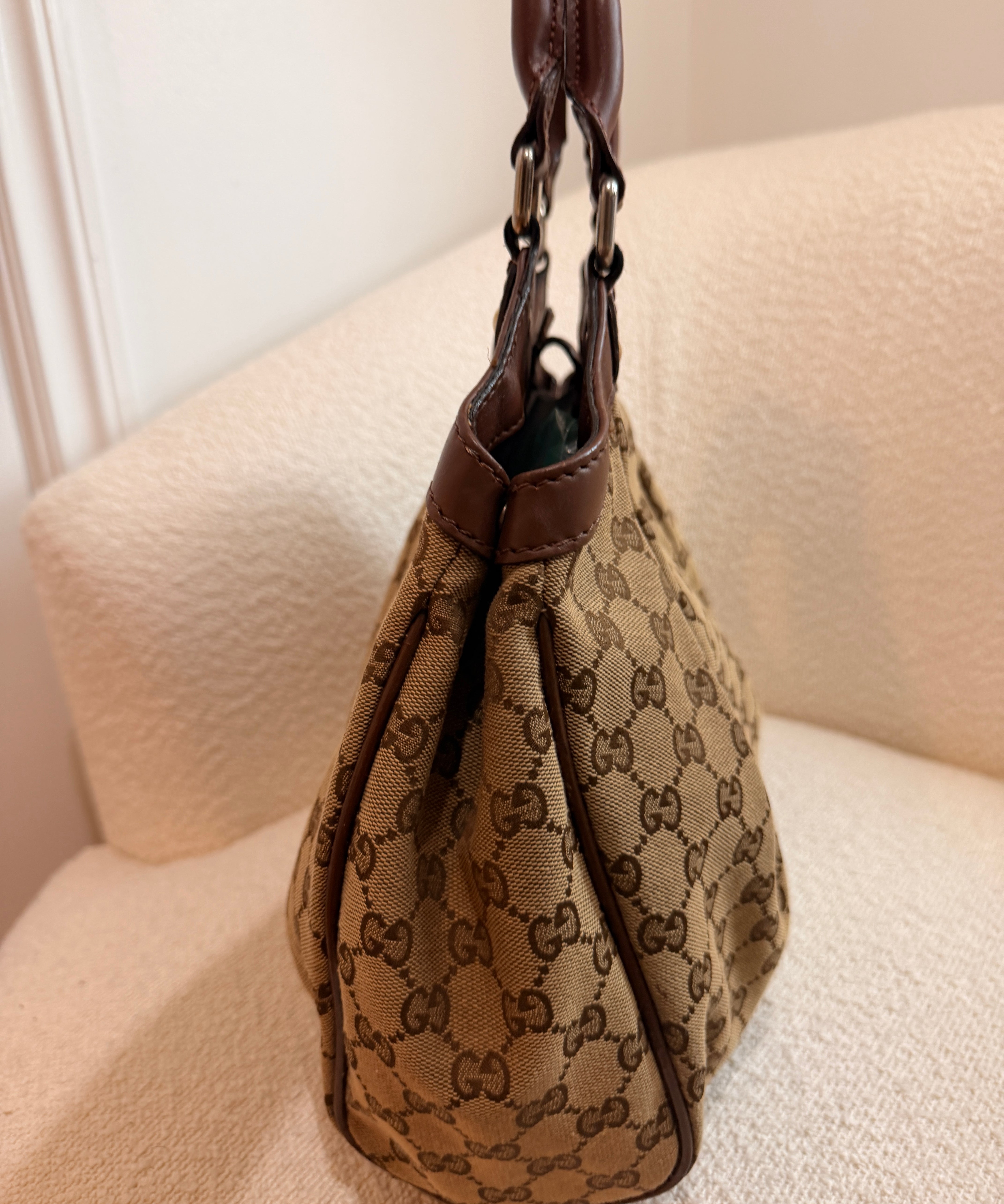 Brown Gucci Sukey Tote Bag