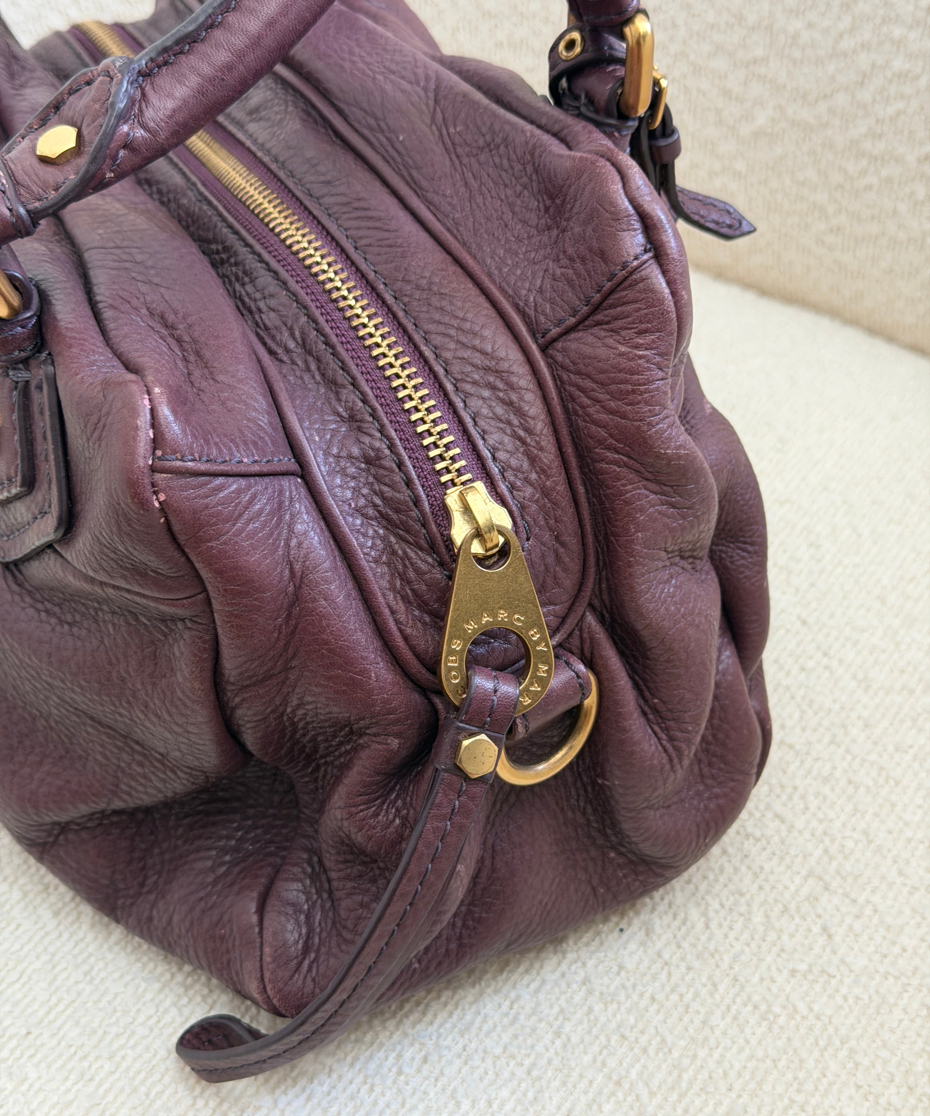 Purple Marc Jacobs Baby Groove Bag