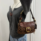 Chocolate Brown Coach Mini Soho Bleeker Bag
