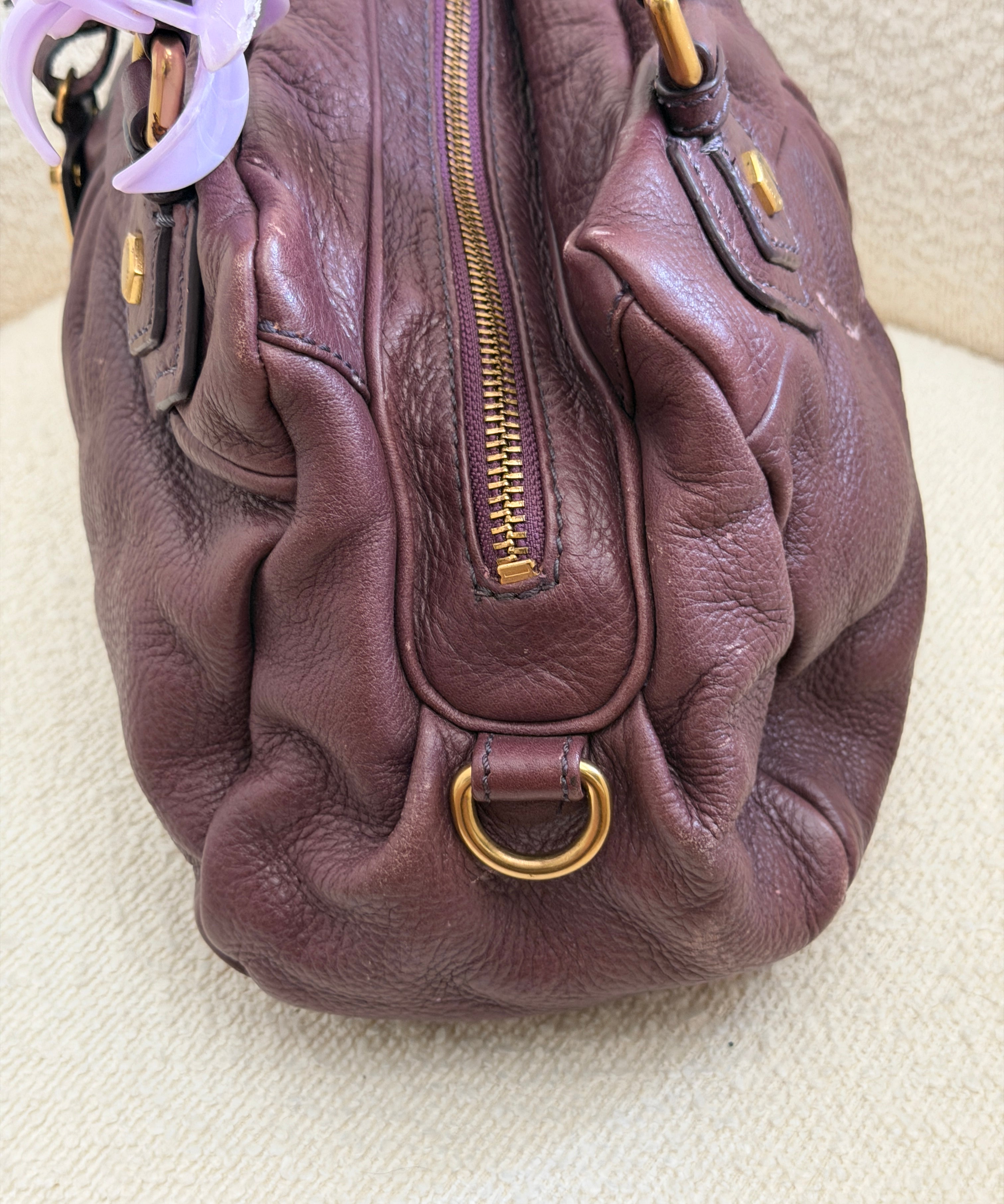 Purple Marc Jacobs Baby Groove Bag