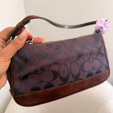 Coach Purple Signature Demi Hamptons Bag