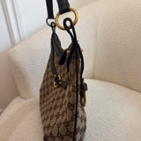 Brown Gucci Horsebit Shoulder Bag