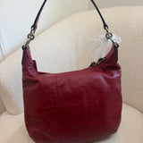 Coach Red Leather Kristen Leather Shoulder Bag