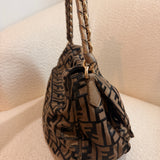 Fendi Zucca Mia Flap Shoulder Bag