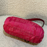 Coach Pink Poppy Signature Shoulder Bag