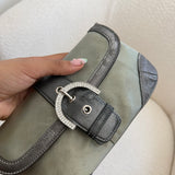 Coach Grey Swarovski Satin Bag