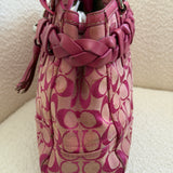Coach Pink Signature Hamptons Carry-All Bag