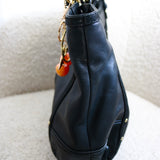 Coach Black Leather Tote Bag