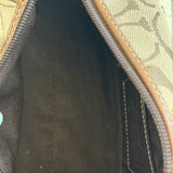 Coach Leopard Patchwork Top Handle Pochette