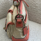Coach Salmon Legacy Turnlock Bag