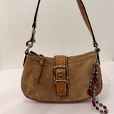 Coach Tan Brown Demi Hamptons Buckle Bag