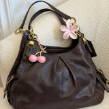 Coach Brown Leather Maggie Bag