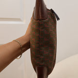 Brown Fendi Zucca Shoulder Bag