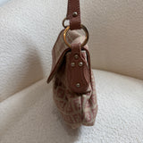 Pink Fendi Zucca Chef Shoulder Bag