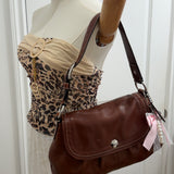 Coach Whiskey Leather Soho Flap Bag